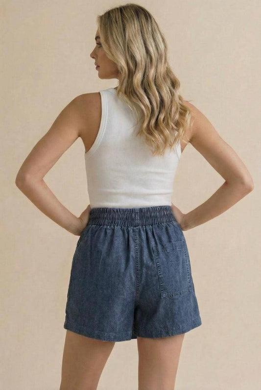 Rowan Chambray Skort