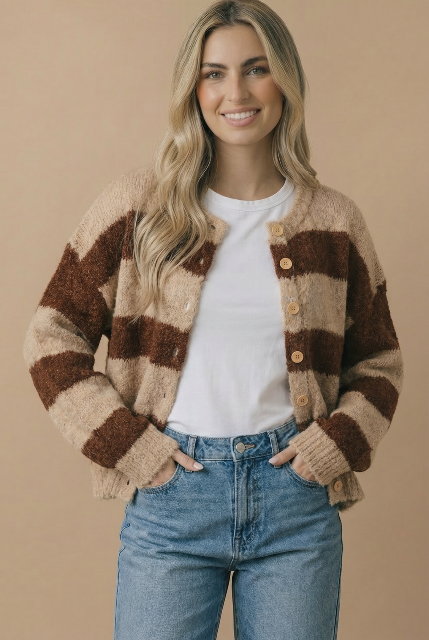 Catherine Stiped Cardigan