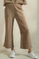 Melanie Wide Leg Corduroy Cropped Pants