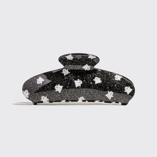 Ghost Glitter Claw Clip