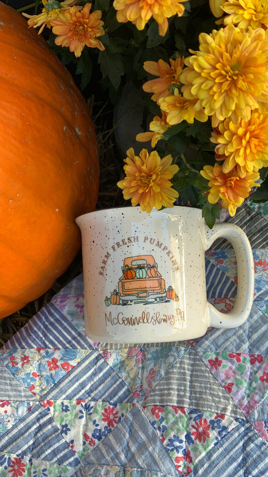 Farm Fresh Pumpkins Mug | McConnellsburg, PA