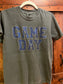Game Day Tee | Royal Blue + Silver Spangles