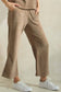 Melanie Wide Leg Corduroy Cropped Pants