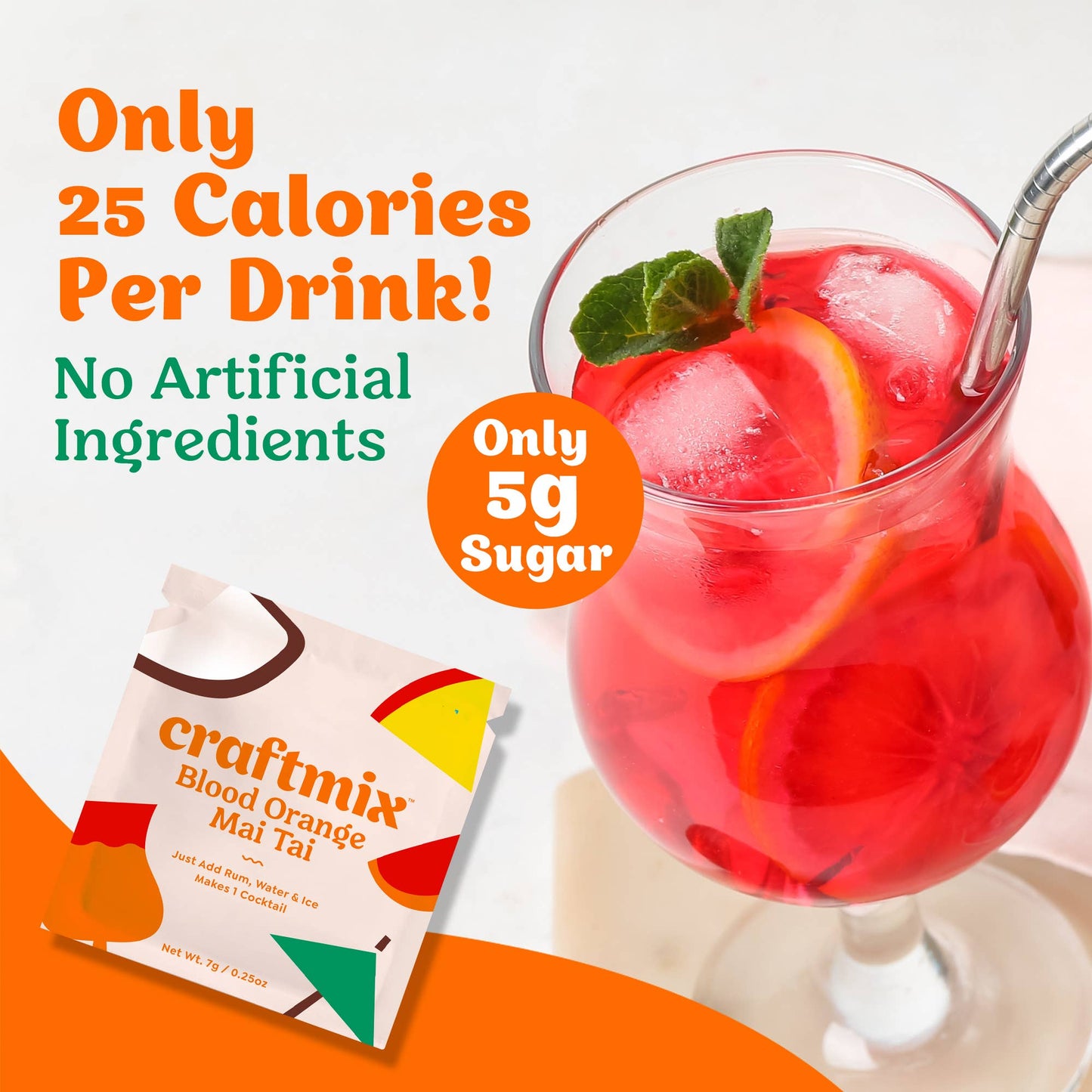 Blood Orange Mai Tai Cocktail - Single Pack