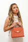 Clarke Twist Lock Small Satchel –Braided Handle Bag Jen & Co.