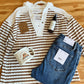 Harriet Hoodie Striped Long Sleeve Top