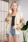 Arlene Crochet Sleeve Cardigan Sweater