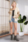 Arlene Crochet Sleeve Cardigan Sweater