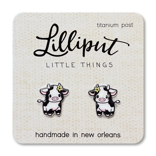 Baby Cow Earrings