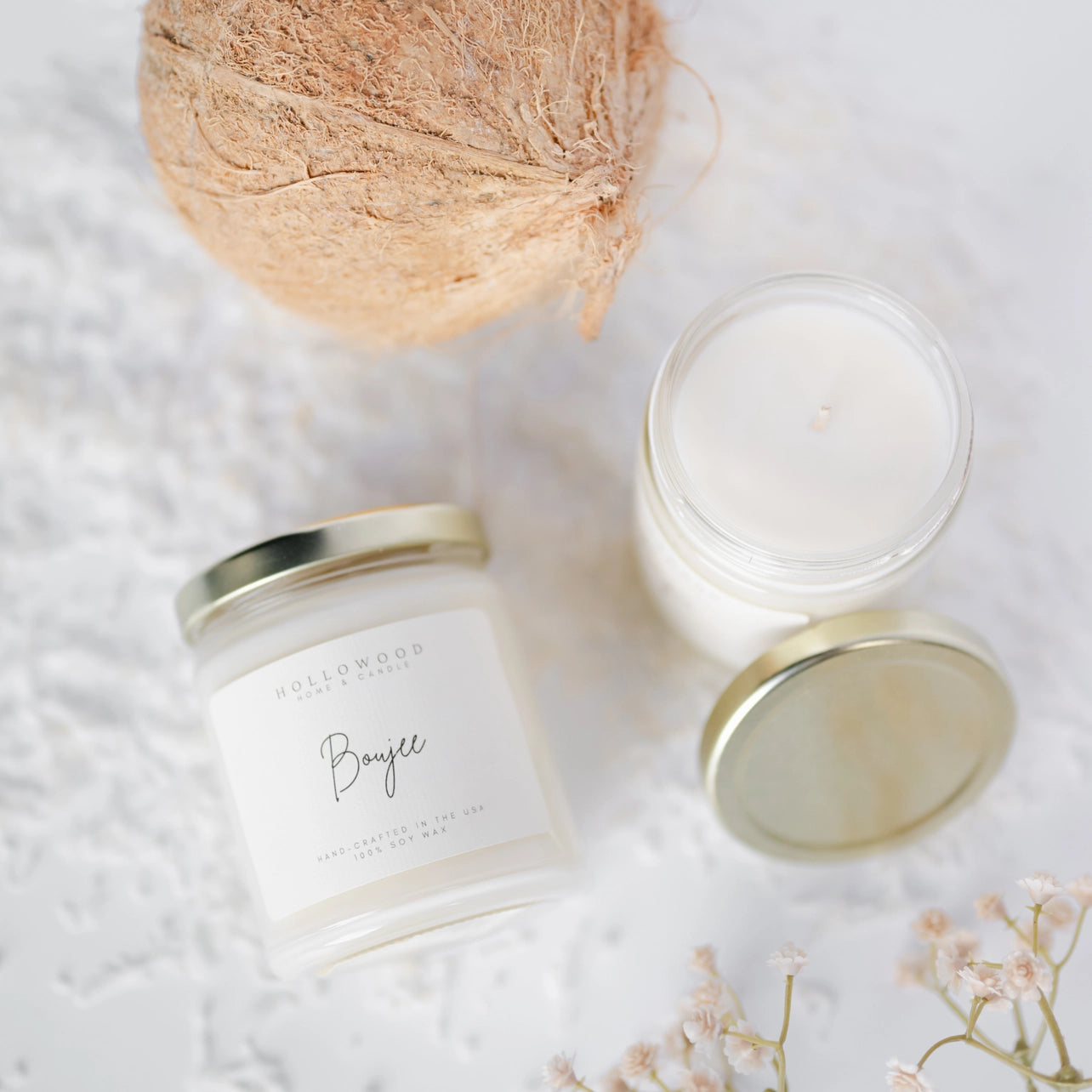 8oz Candles | MULTIPLE SCENTS | Hollowood Home + Candle