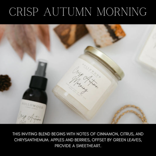 Crisp Autumn Morning | Linen + Room Spray