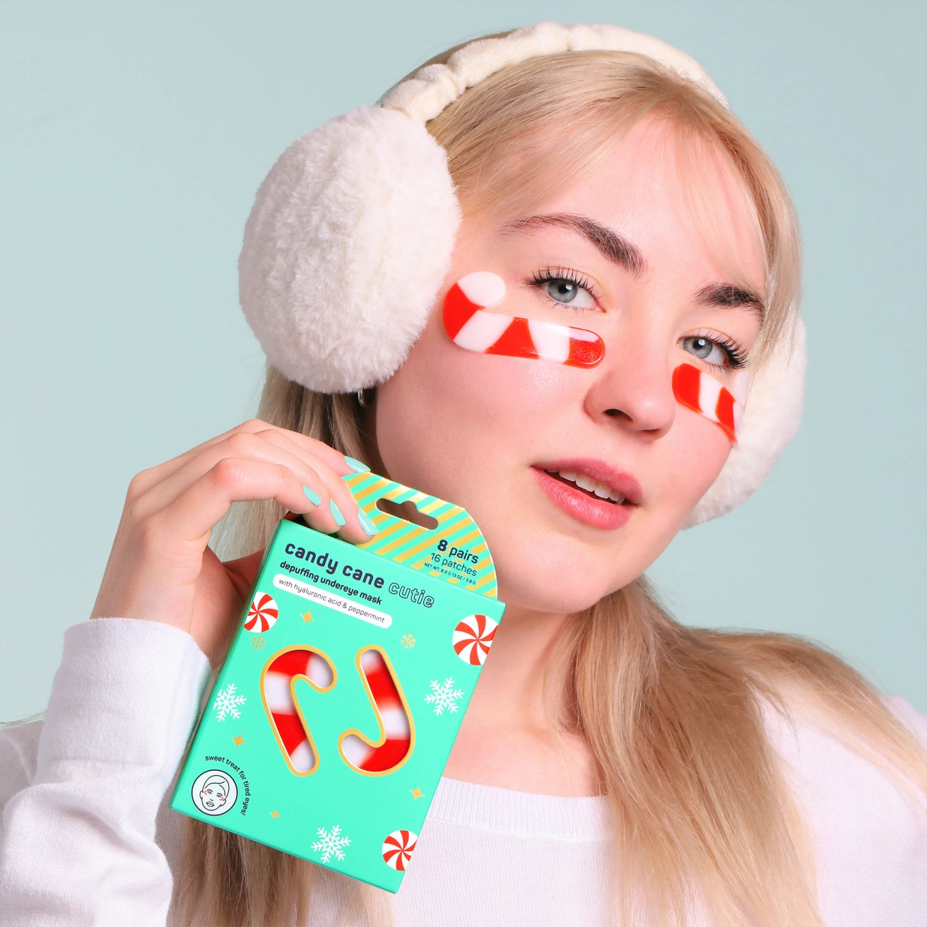 Candy Cane Cutie Depuffing Undereye Mask