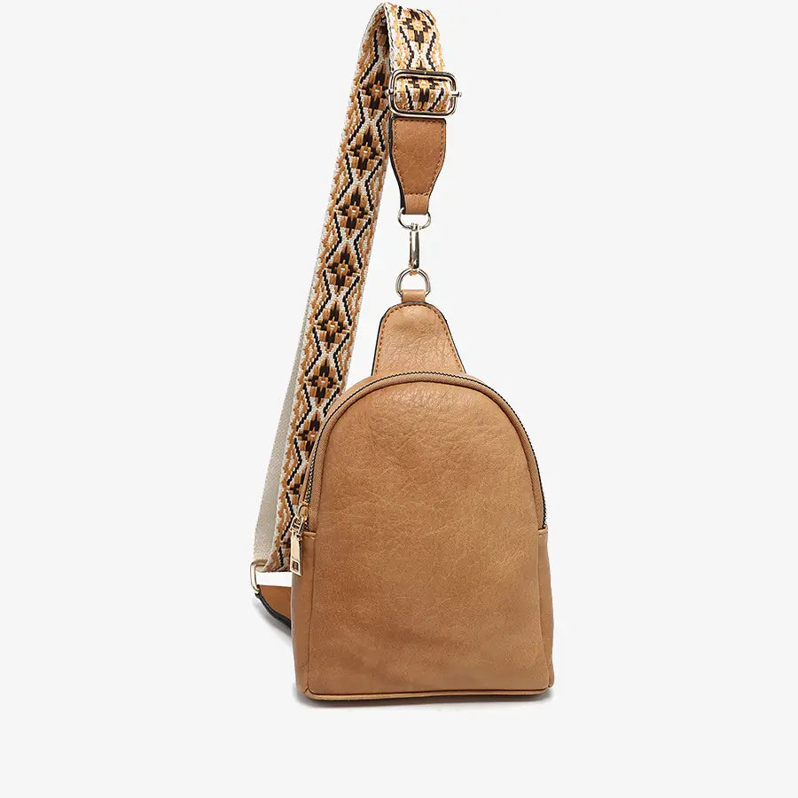 Jen & Co. Ellen Sling Bag with Removable Guitar Strap | MULTIPLE COLORS