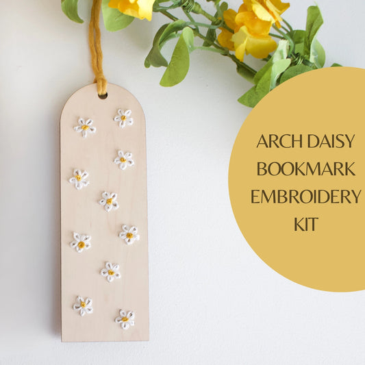 Floral Bookmark Embroidery Kit