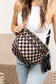 Frankie Oversized Double Zip Checkered Bum Bag | MULTIPLE COLORS