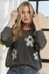 Lizzie Knit Flower Hoodie