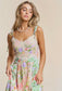 Garden Party Floral Tiered Midi Dress
