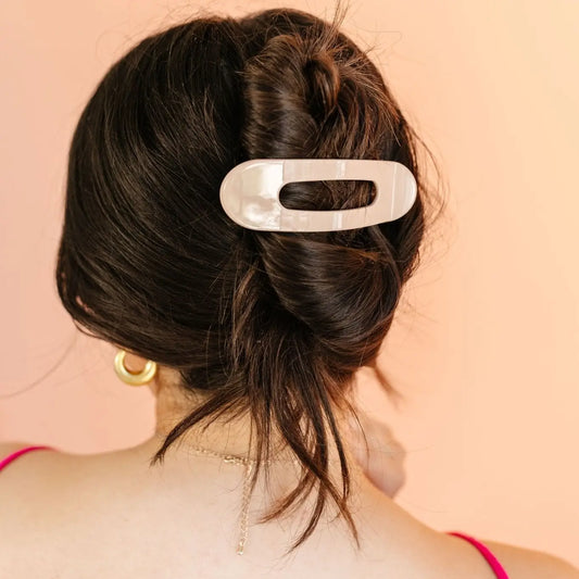Glossy Flat Claw Clip | Multiple Colors