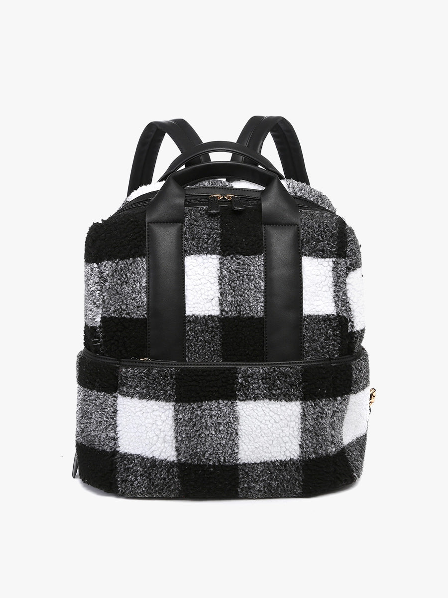 Jen & Co. Hattie Sherpa Back Pack | MULTIPLE COLORS