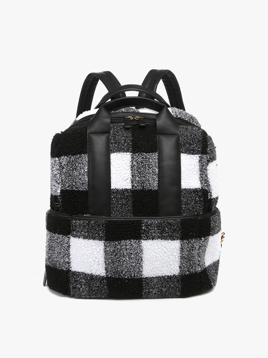 Jen & Co. Hattie Sherpa Back Pack | MULTIPLE COLORS