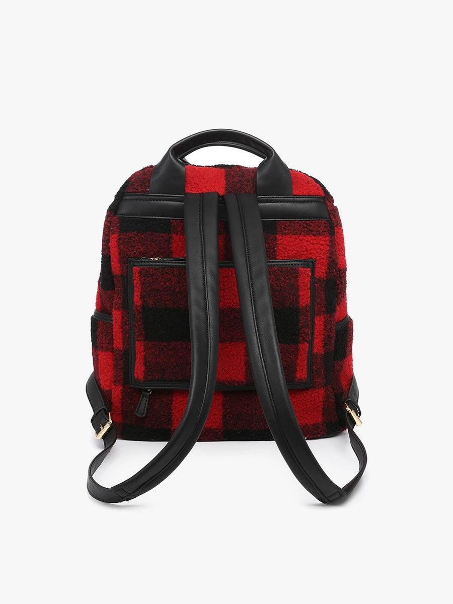 Jen & Co. Hattie Sherpa Back Pack | MULTIPLE COLORS
