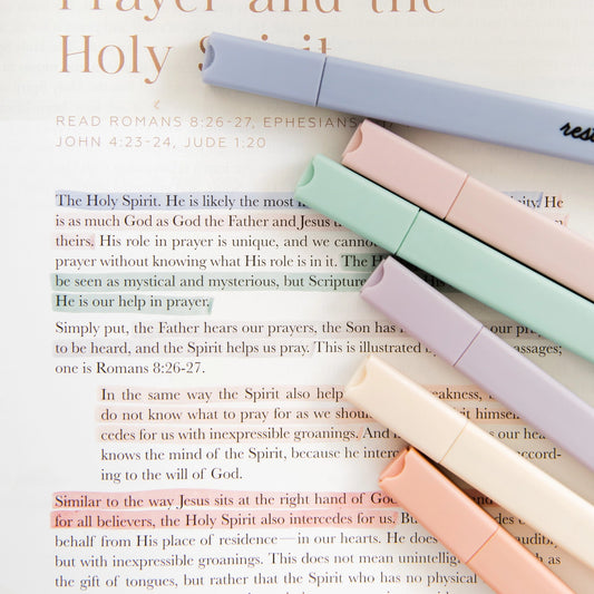 Muted Pastel Bible Highlighters