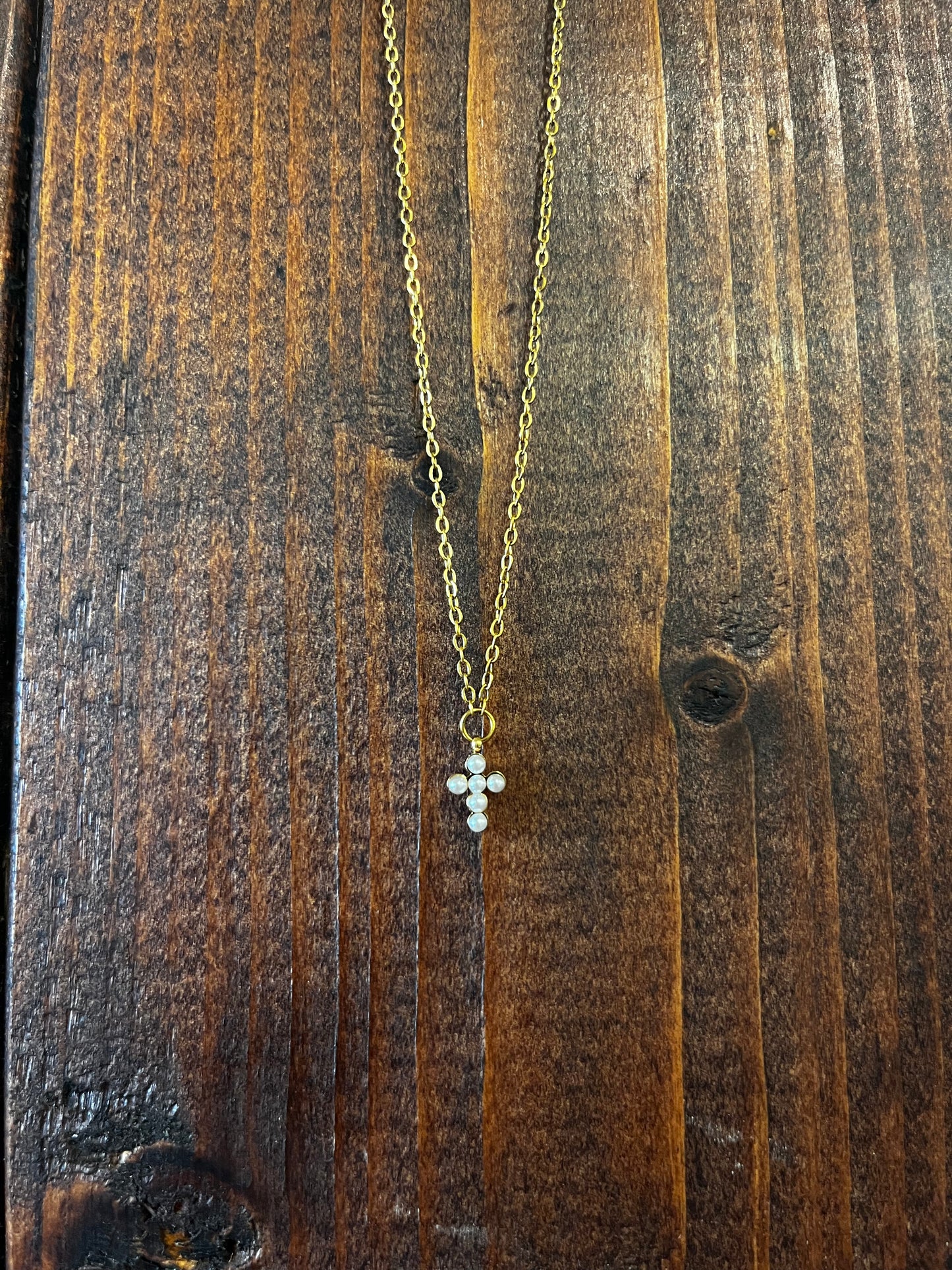 Carly Cross Necklace