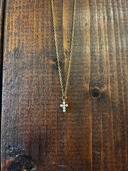 Carly Cross Necklace
