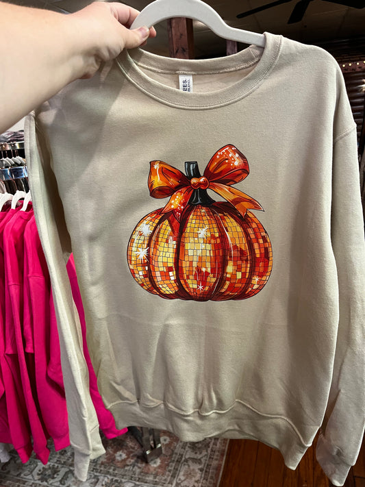 Disco Pumpkin Crewneck