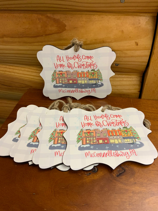 All Hearts Come Home for Christmas McConnellsburg, PA Ornament | CHRISTMAS