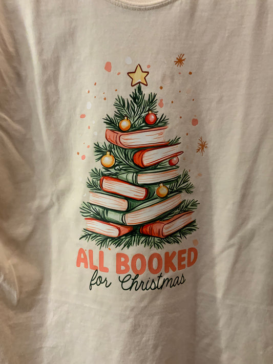 All Booked for Christmas Tee | CHRISTMAS