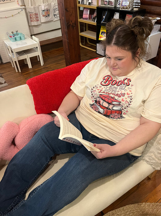 Books Are My Love Language Tee