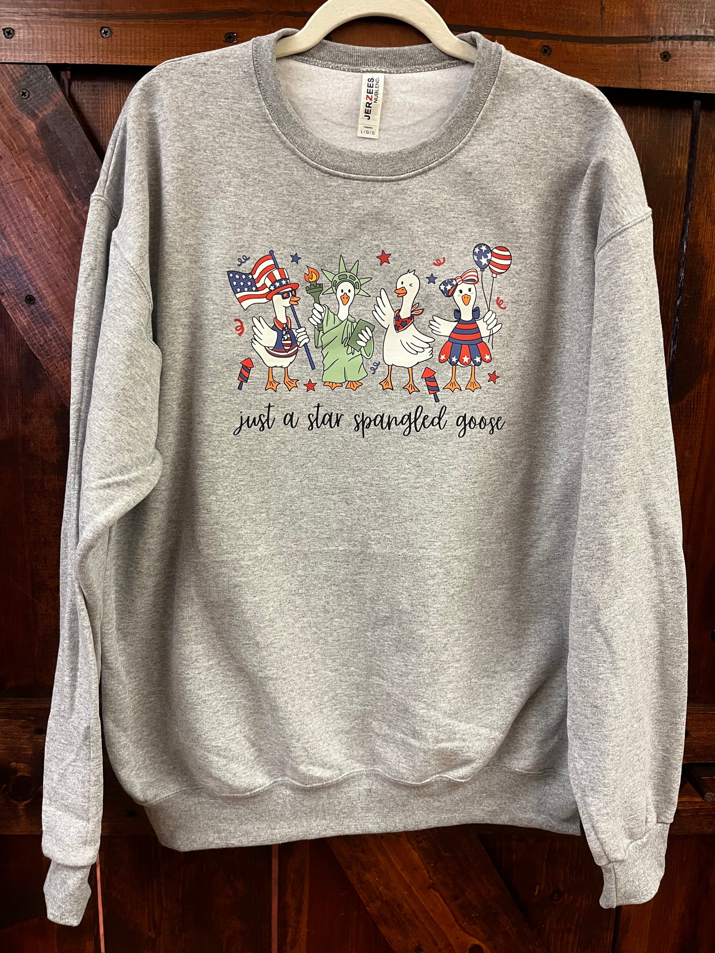 Star Spangled Goose Crewneck