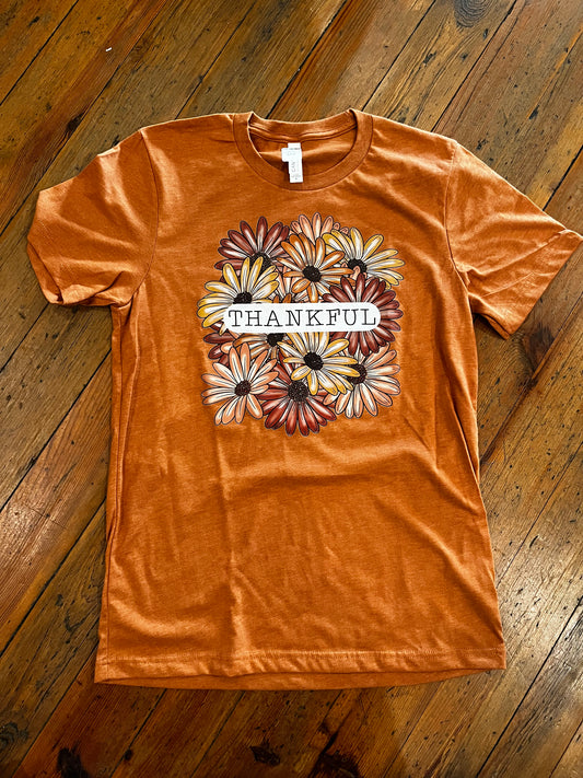 Thankful Flowers Tee