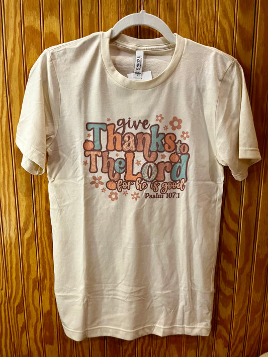 Give Thanks to the Lord Tee | THANKSGIVING