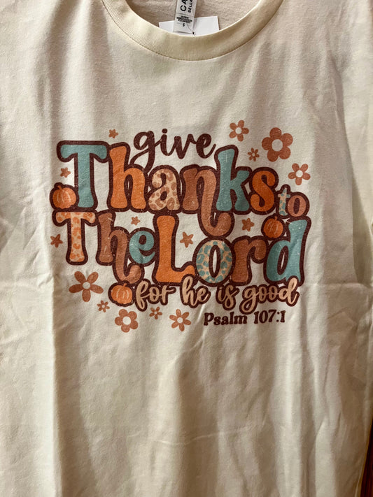 Give Thanks to the Lord Tee | THANKSGIVING