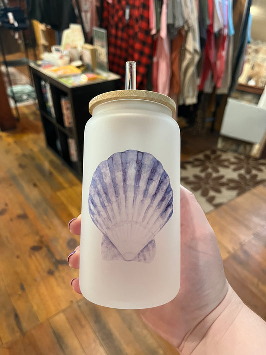 Seashell Can Glass