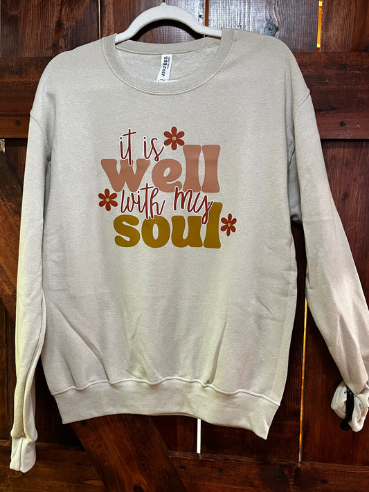 It Is Well With My Soul Crewneck