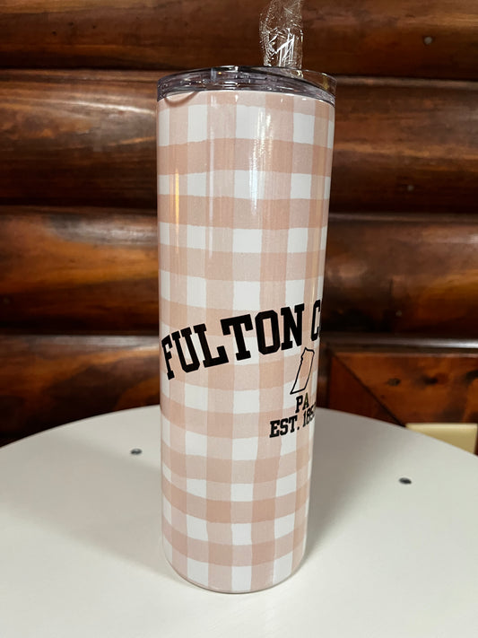 Fulton County, PA 20oz Stainless Steel Tumbler