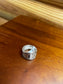 Cross Stamped Handmade Spoon Rings