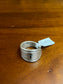 Cross Stamped Handmade Spoon Rings