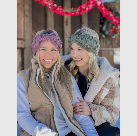 Bobble Knit Headband | MULTIPLE COLORS