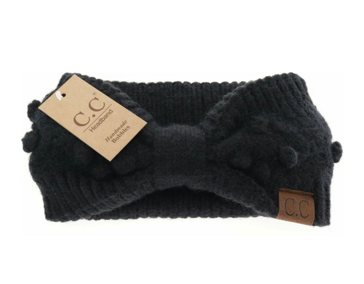 Bobble Knit Headband | MULTIPLE COLORS