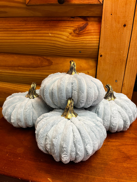 5.5" Plush Aqua Pumpkin