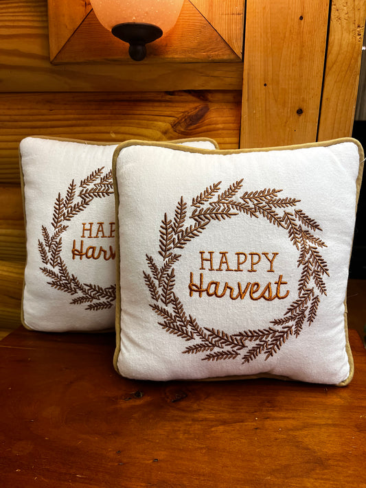 Happy Harvest Throw Pillow