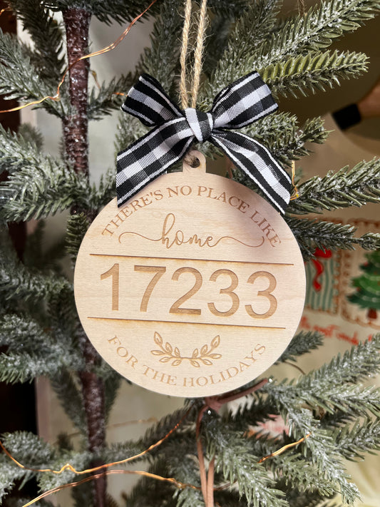 Zip Code Christmas Ornament Ornament | McConnellsburg, PA 17233