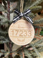 Zip Code Christmas Ornament Ornament | McConnellsburg, PA 17233
