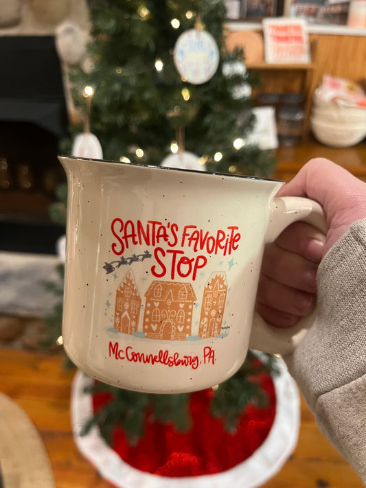 Santa's Favorite Stop McConnellsburg, PA Mug