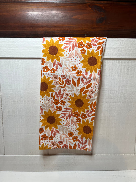 Sunflower Field Tea Towel