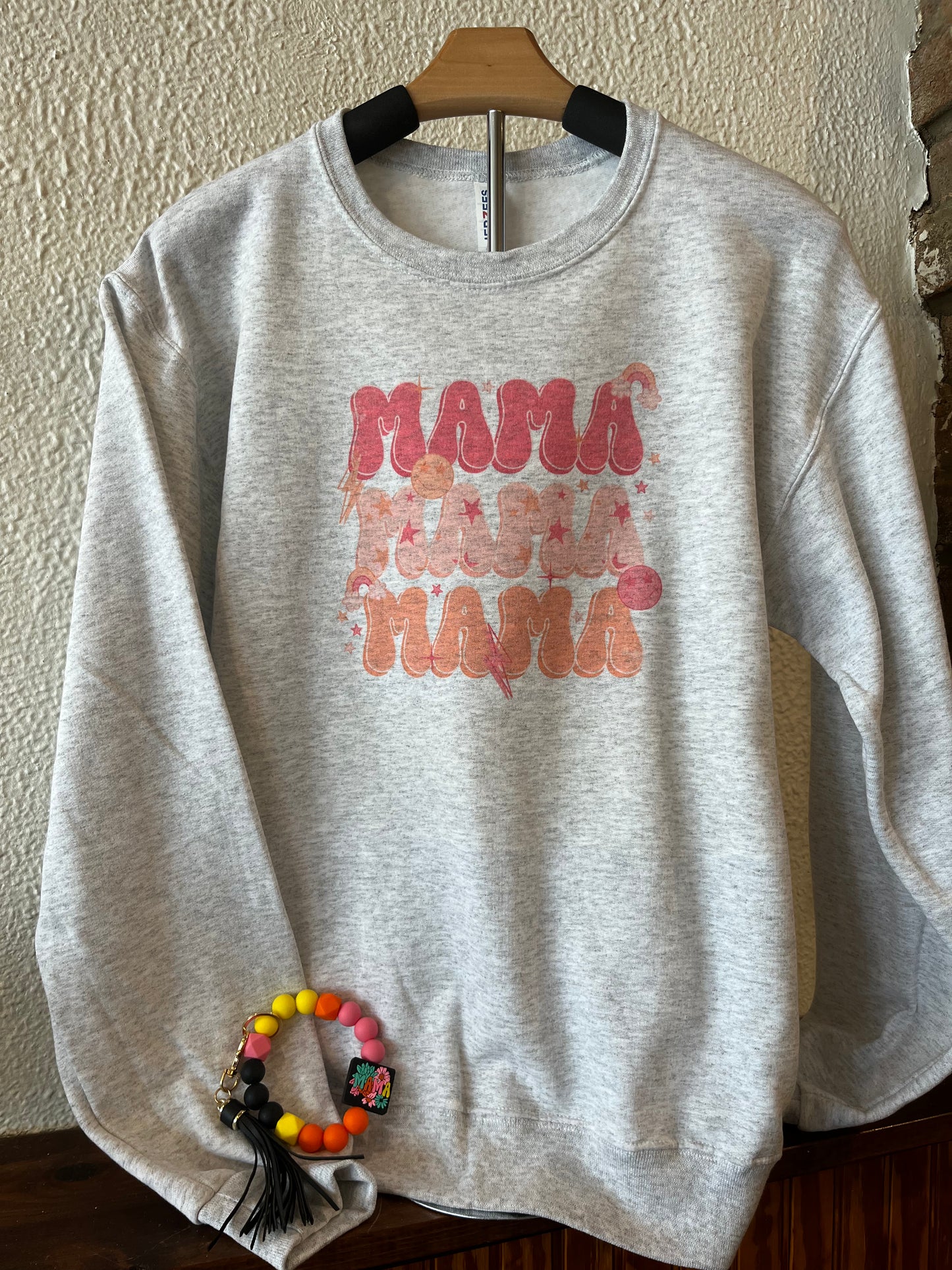 Retro Mama Smile Crewneck